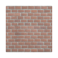 a brick wall with a hole in it and a person in it