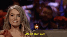 Demi Lets Talk About Demi GIF - Demi Lets Talk About Demi Bachelor GIFs