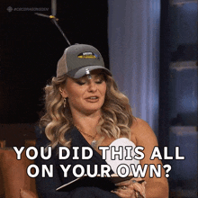 You Did This All On Your Own Michele Romanow GIF - You Did This All On Your Own Michele Romanow Dragons' Den GIFs