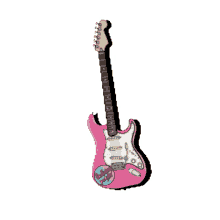 guitar electric guitar pink guitar fender fenderguitar