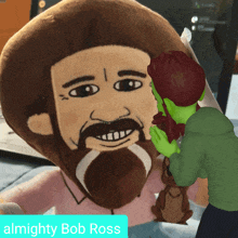 Lime Juk Bob Ross GIF - Lime Juk Bob Ross Plush GIFs