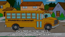 School Bus Children Singing GIF