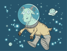 Space Goat GIF - Space Goat GIFs