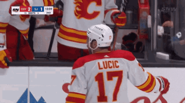 Milan Lucic Milan Lucic Punch GIF - Milan Lucic Milan Lucic Punch Calgary  Flames - Discover & Share GIFs