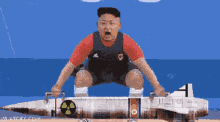 a pixel art of a man sitting on a rocket