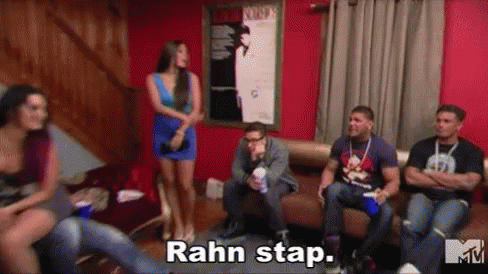 Over It Jersey Shore GIF - Over It Jersey Shore Stop - Discover