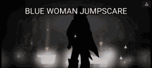 Blue Woman Jumpscare Ling GIF