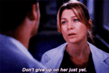greys anatomy meredith grey dont give up on her just yet ellen pompeo do not give up on her