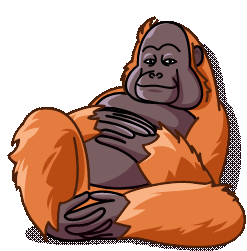 Orangutan Telegram Orangutan Sticker - Orangutan Telegram Orangutan Orang Stickers