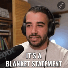 Its A Blanket Statement Justin Khanna GIF - Its A Blanket Statement Justin Khanna It Is An Unspecific Statement GIFs