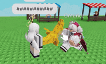 a girl in a video game with the name omurice on the bottom