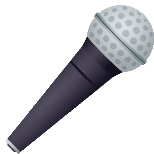 Microphone Activity Sticker - Microphone Activity Joypixels Stickers