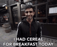 cereal breakfast