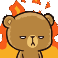 Bear Angry Sticker - Bear Angry Make Stickers