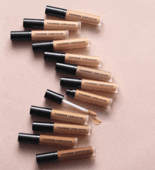 several bottles of cashmere complexion are lined up
