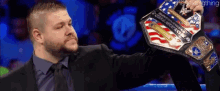 Kevin Owens Proud GIF - Kevin Owens Proud Show Off GIFs