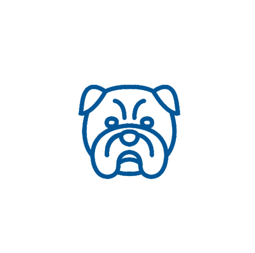 Bulldog Griff Sticker - Bulldog Griff Drakeugriff Stickers
