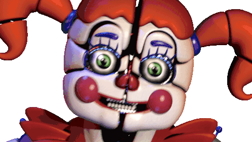 Circus Baby Jumpscare Sticker - Circus Baby Jumpscare Stickers