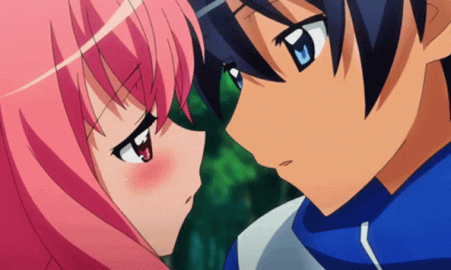 Cartoon Anime Kiss GIFs  Tenor