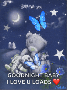 tatty teddy just4u just for you sparkle butterfly