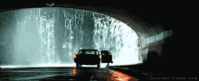 Pouring Rain Tunnel GIF