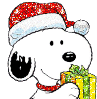 Merry Christmas Snoopy Sticker - Merry Christmas Snoopy Gift Stickers