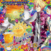 a colorful animated greeting card that says happy 2009 good morning sunshine