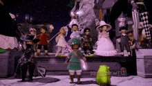 a group of cartoon characters are standing in front of a sign that says madhouse.fboy