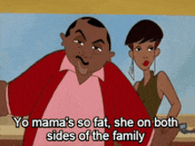 Bebe’s Kids Yo Mama GIF - Bebe’s Kids Yo Mama Yo Mama So Fat She’s On Both Sides Of The Family GIFs