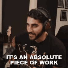 Its An Absolute Piece Of Work Rudy Ayoub GIF - Its An Absolute Piece Of Work Rudy Ayoub It Is Unquestionably A Work Of Art GIFs