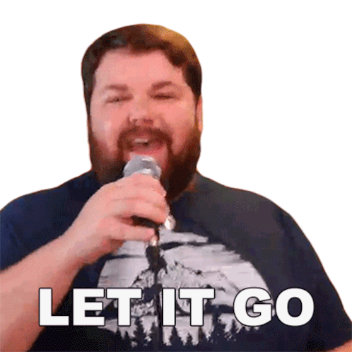 Let It Go Brian Hull Sticker - Let It Go Brian Hull Forget About It Stickers