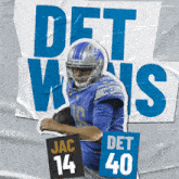 Detroit Lions (40) Vs. Jacksonville Jaguars (14) Post Game GIF