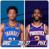 Oklahoma City Thunder (20) Vs. Phoenix Suns (27) Half-time Break GIF - Nba Basketball Nba 2021 GIFs