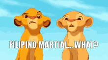 Filipino Martial... What? GIF - Lion King Filipino Martial What GIFs