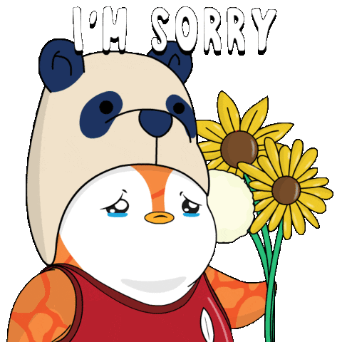 Flowers Sorry Sticker - Flowers Sorry Oops Stickers