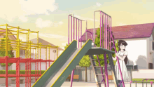 Komi San Wa Comyushou Desu Slide GIF - Komi San Wa Comyushou Desu Slide Happy GIFs