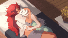 Bed Hug Cuddles GIF - Bed Hug Cuddles Anime GIFs