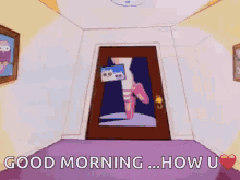 Good Morning How You Sneaky GIF - Good Morning How You Sneaky Sneak GIFs