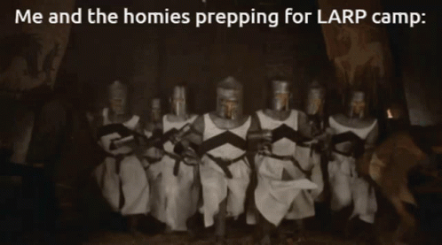 the-homies-preparing-for-larp-camp-monty-python-and-the-holy-grail.gif