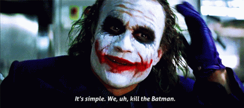 Joker Kill The Batman GIF - Joker Kill The Batman Its Simple - Discover &  Share GIFs