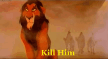 kill him scar lion king lion hyena