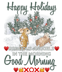 Happy Holidays Good Morning Good Morning Holidays GIF - Happy Holidays Good Morning Good Morning Holidays Good Morning GIFs