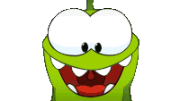 Chef'S Kiss Om Nom Sticker - Chef'S Kiss Om Nom Cut The Rope Stickers