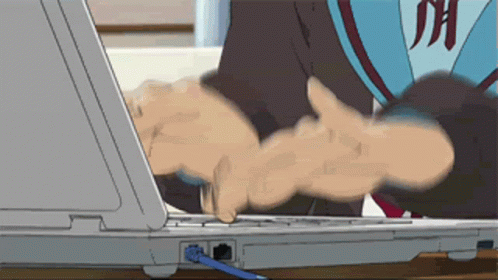 Fast Typing Anime GIF - Fast Typing Anime Keyboard - Descobrir e