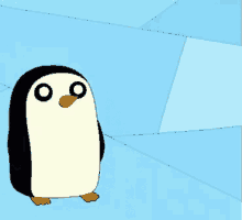 Este Pingüino Está Perplejo GIF - Perplejo Sin Palabras Sin Comentarios GIFs