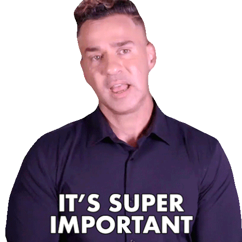 Its Super Important The Situation Sticker - Its Super Important The Situation Mike Sorrentino Stickers