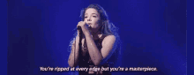 You'Re Ripped At Every Edge But You'Re A Masterpiece GIF - Halsey Ripped Masterpiece GIFs