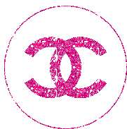 Chanel Pink Sticker - Chanel Pink Glitter Stickers