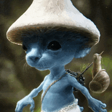 шайлушай Cat Smurf GIF