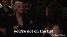 You'Re Not On The List GIF